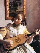 The Guitar Player (detail) awr VERMEER VAN DELFT, Jan